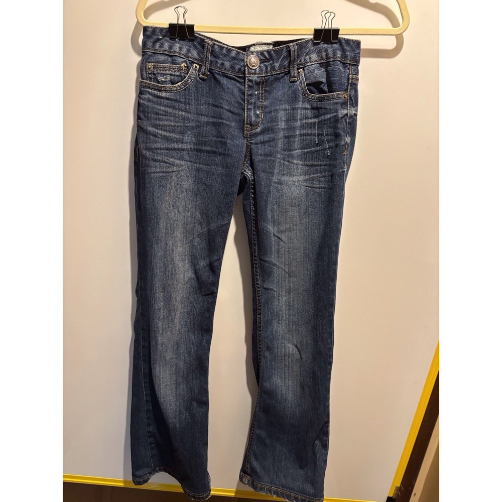 Aeropostale Haley Flare Women's Size 3/4 Regular Deconstructed‎